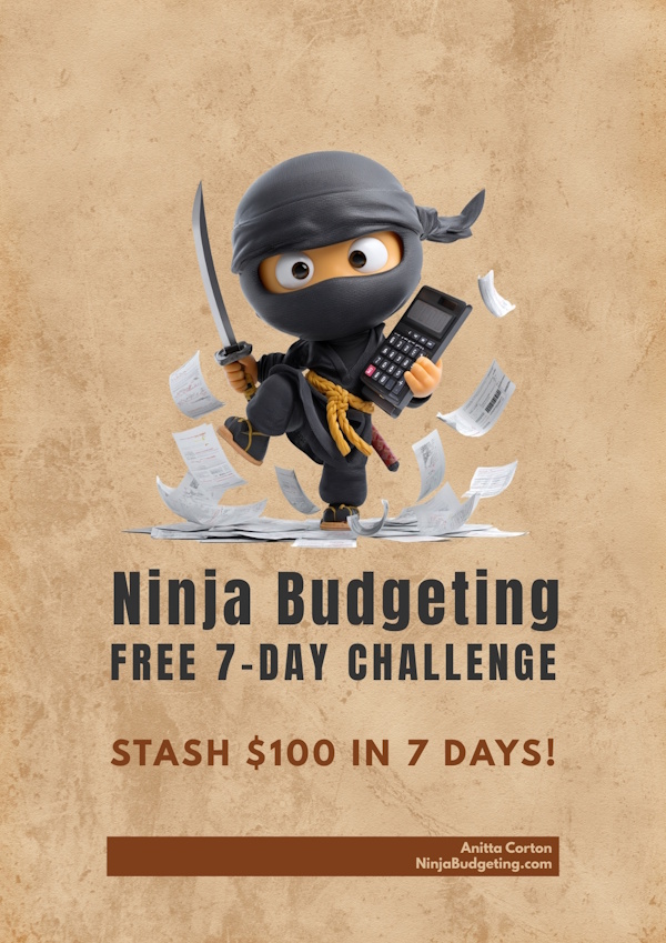 Ninja Budgeting FREE 7 Day Challenge